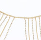 Rhinestone Body Chains Layered Crystal Waist Chain Beach Bikini Fashion Body Jewelry Accessories for Women and Girls - JettsJewelers