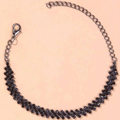 Rhinestone Bohemian Anklet Braclet for Women Cute Barefoot Sandals Beach Foot Jewelry Anklet - JettsJewelers