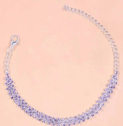 Rhinestone Bohemian Anklet Braclet for Women Cute Barefoot Sandals Beach Foot Jewelry Anklet JettsJewelers
