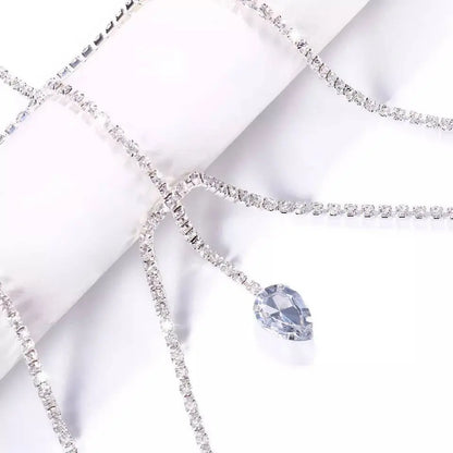 Rhinestone Leg Chain Gold and Silver for Women Thigh Chain For Girls Gold Pendant Boho Body Chain for Beach Summer Holiday JettsJewelers