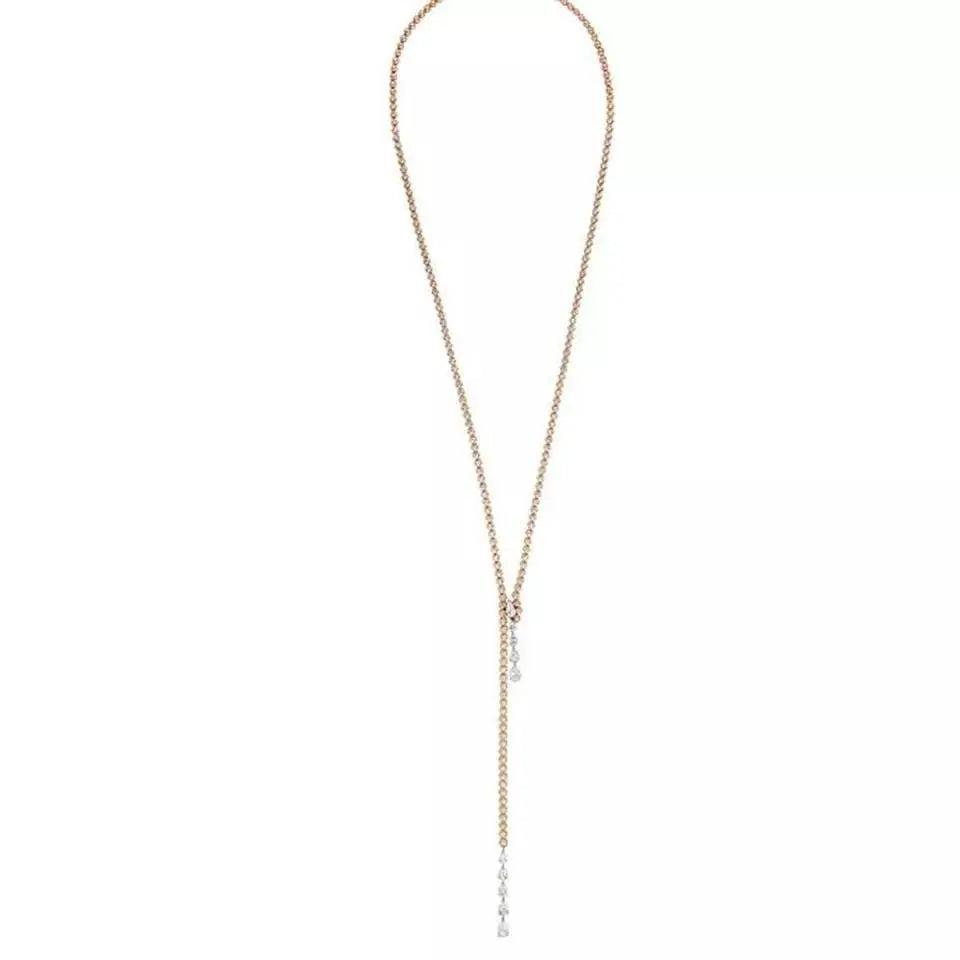 Rhinestone Long Necklace Chain Crystal Choker Necklaces Sexy Body Jewelry for Women and Girls JettsJewelers