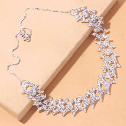 Rhinestone Miami Link Anklet Braclet for Women Cute Barefoot Sandals Beach Foot Jewelry Anklet - JettsJewelers