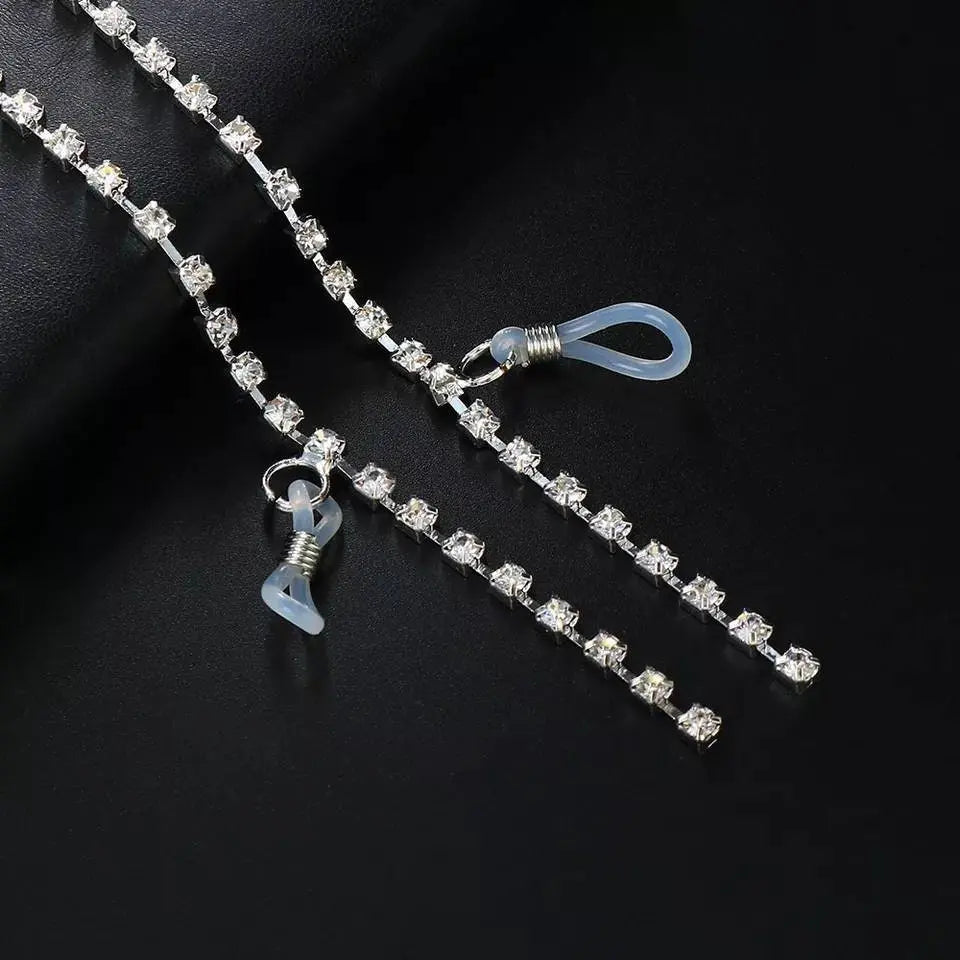Rhinestones Nipple Ring Harness Chain for Women Bohemian Tassels Shoulder Chain Necklace Jewelry for Party Wedding Summer Beach JettsJewelers
