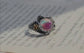 Ring Witch's Crystal Ball Retro Gothic Dark Series Gold Rose Vine Witch Ring Gemstone Ring DIY Handmade Gift Goth - JettsJewelers