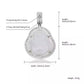 Silver - AAA Cubic Zirconia Buddha Pendant Green Jade Buddha  Necklace Iced Out Bling  Laughing Buddha Pendant Necklace JettsJewelers