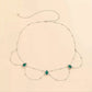 Silver Multi-layered Vintage Green Gem Sexy Aesthetic Belly Chain Waist Body Chain JettsJewelers