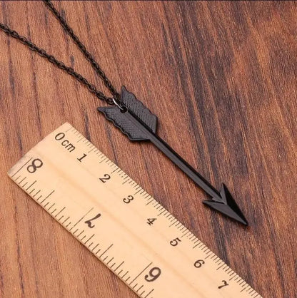 Stainless Steel Arrow Pendant Chain Necklace