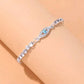 Statement Full Rhinestone Evil Eye Anklet Bracelet for Women Bending Crystal Anklet Leg Bracelet Foot Chain Jewelry - JettsJewelers