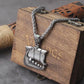 Vintage Axe Pendant Necklace Stainless Steel JettsJewelers