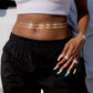 Waist Chain Rhinestone Belly Chains Belt Summer Crystal Body Jewelry for Women and Girls Gold Silver JettsJewelers