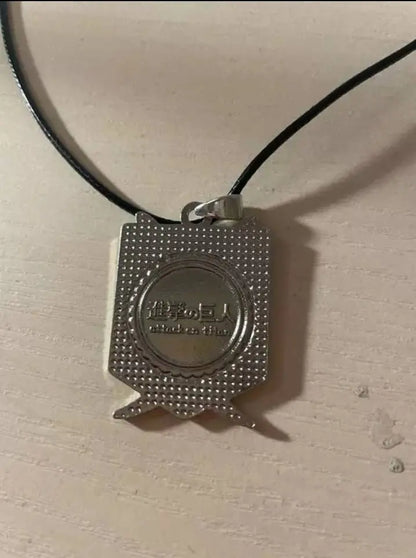 Wings Of Urgent Freedom Scout Legion, Stationery Squad Pendant Anime Jewelry Attack On Titan Necklace - JettsJewelers