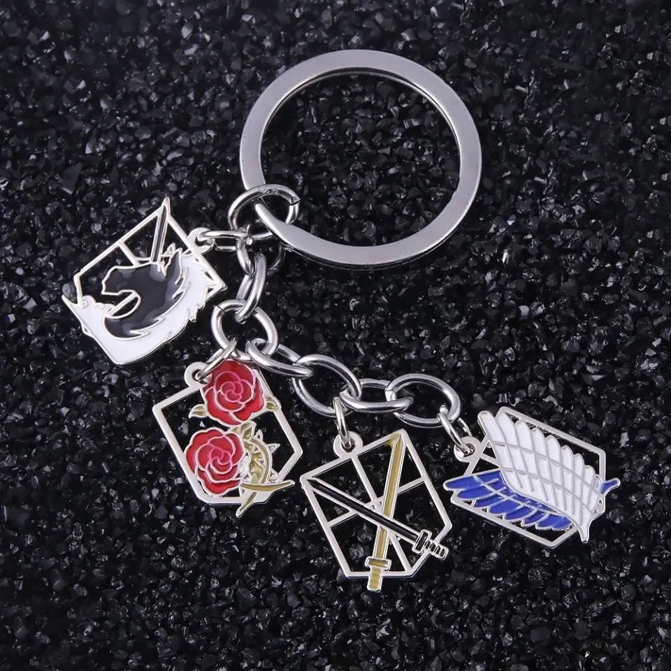 Wings Of Urgent Freedom Scout Legion, Stationery Squad Pendant Anime Jewelry Attack On Titan Necklace - JettsJewelers