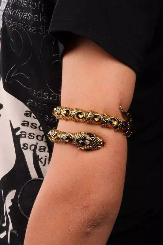 Women's Crystal Stretch Snake Bracelet Fit Wrist Size 6-1/2 to 8 Inch - Lead & Nickle Free jewelrys - JettsJewelers
