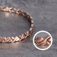 Womens Copper Magnetic Bracelet Unique Fishtail Links 99.9% Solid Copper Bracelets with Strong Magnets for Arthritis Pain Relief 8.5 Inches JettsJewelers