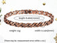 Womens Copper Magnetic Bracelet Unique Fishtail Links 99.9% Solid Copper Bracelets with Strong Magnets for Arthritis Pain Relief 8.5 Inches JettsJewelers