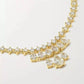 Womens Water Drops Rhinestone Chain Necklace Crystal Necklace JettsJewelers