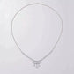 Womens Water Drops Rhinestone Chain Necklace Crystal Necklace JettsJewelers